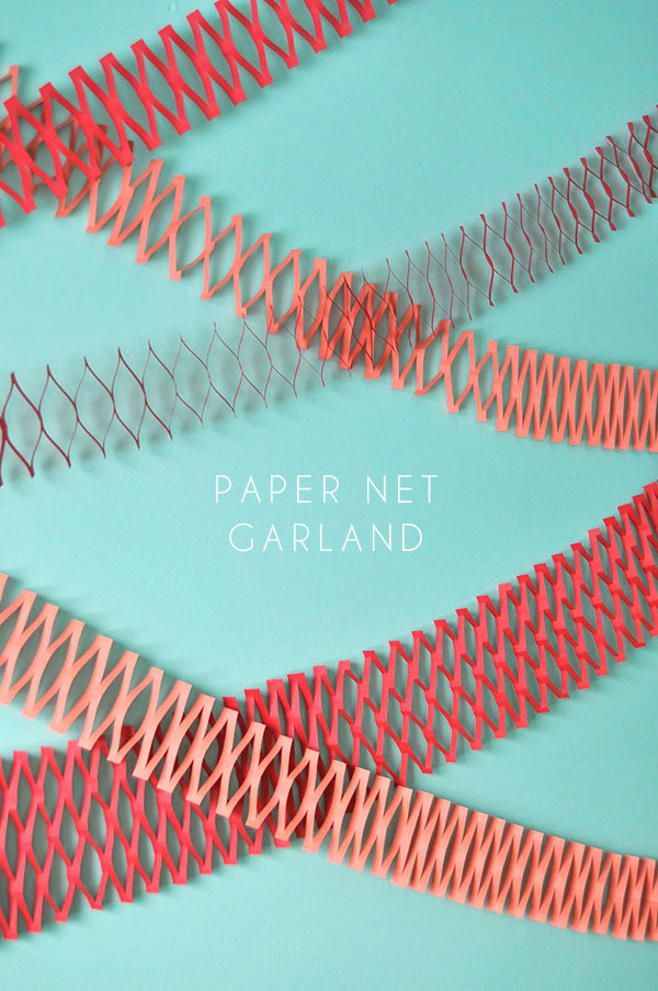 paper net garland via Oh Happy Day