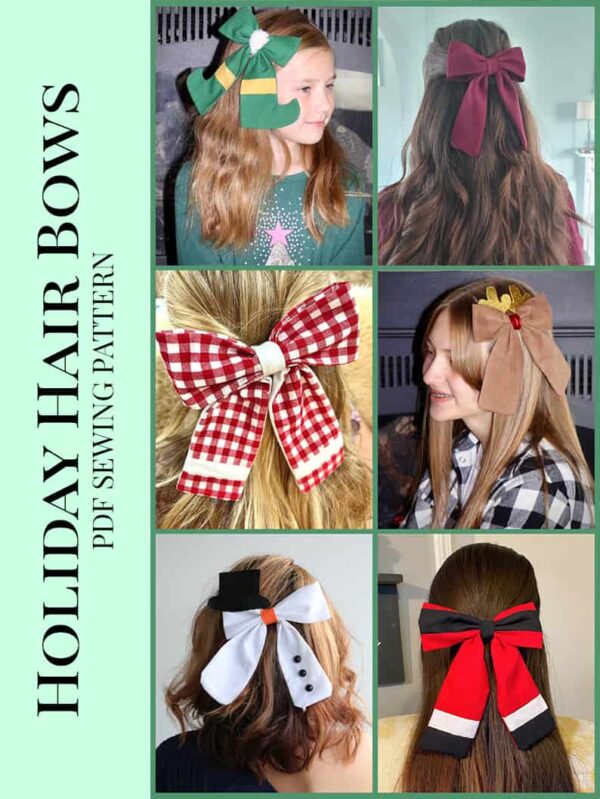 Holiday Hair Bows by Patterns for Pirates