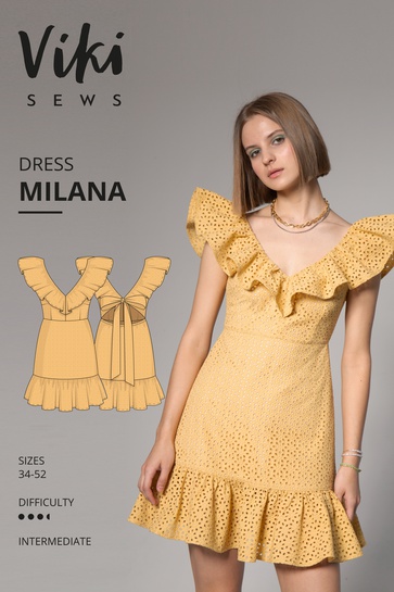 Milana Dress by Viki Sews