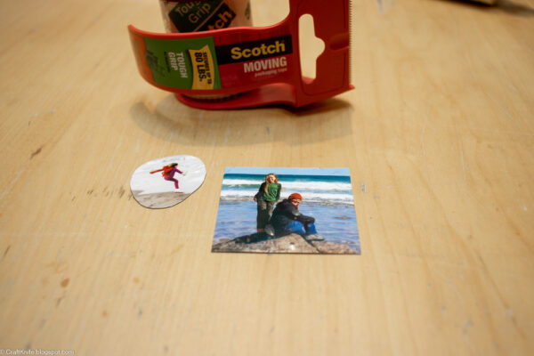 Upcycle photo stickers