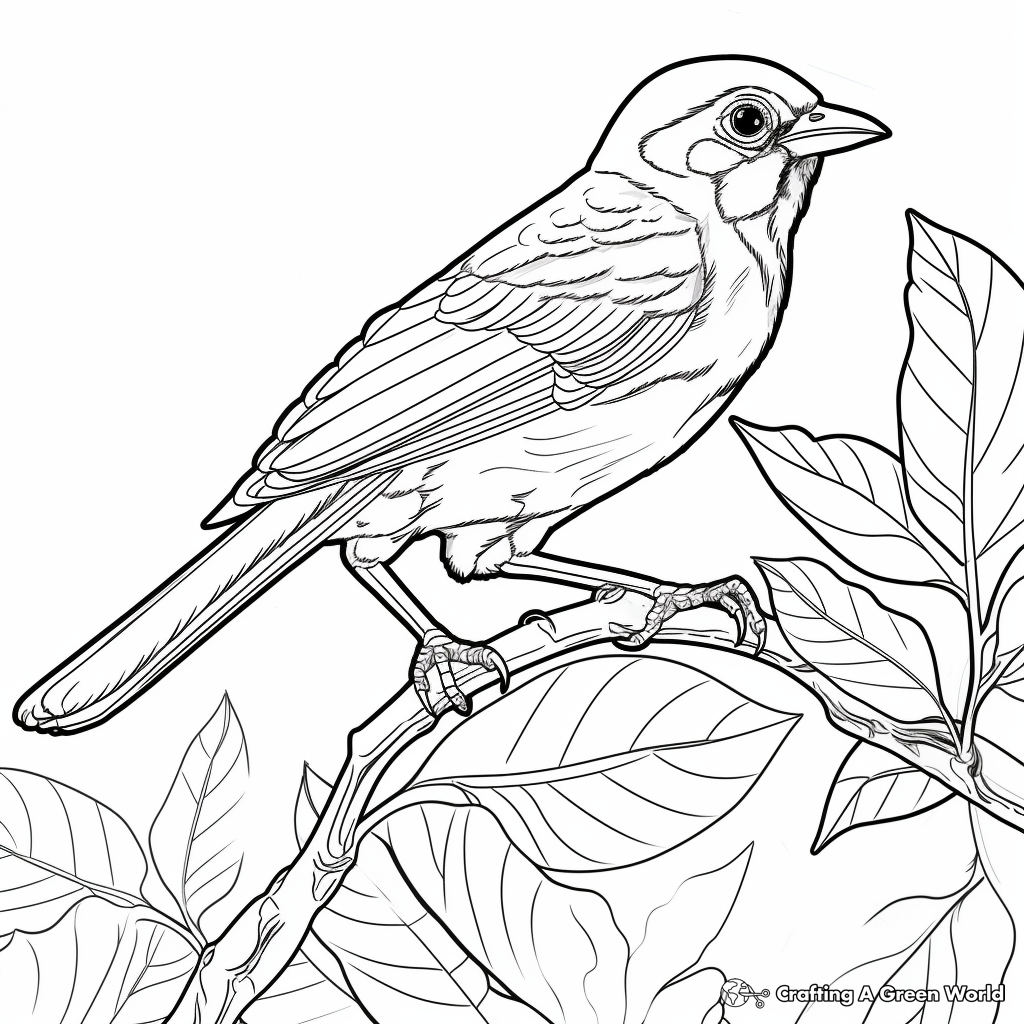 fun audubon sparrow coloring pages coloring page