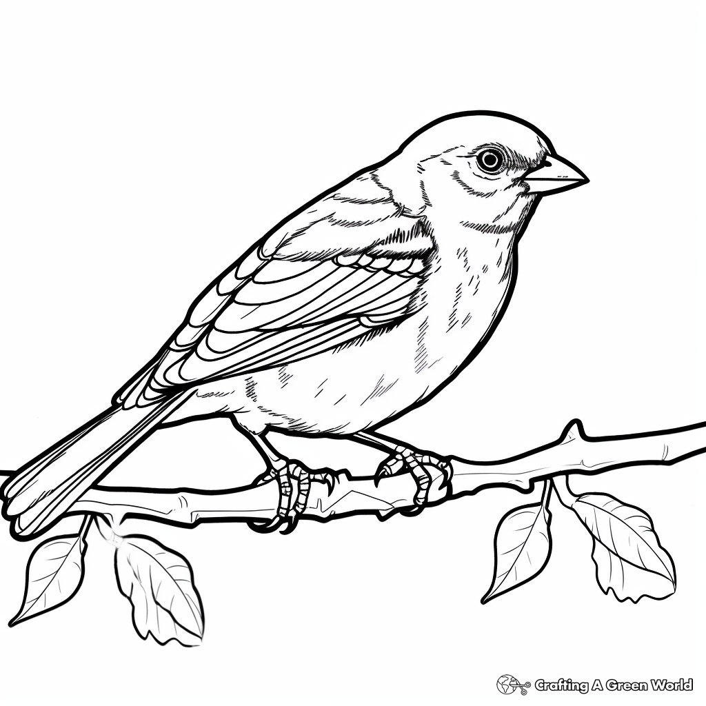 fun audubon sparrow coloring pages coloring page
