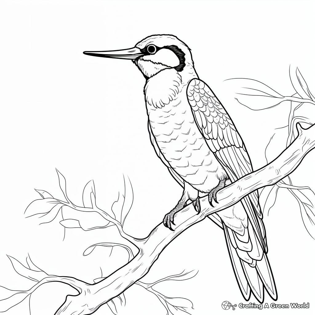 whimsical audubon hummingbird coloring pages coloring page