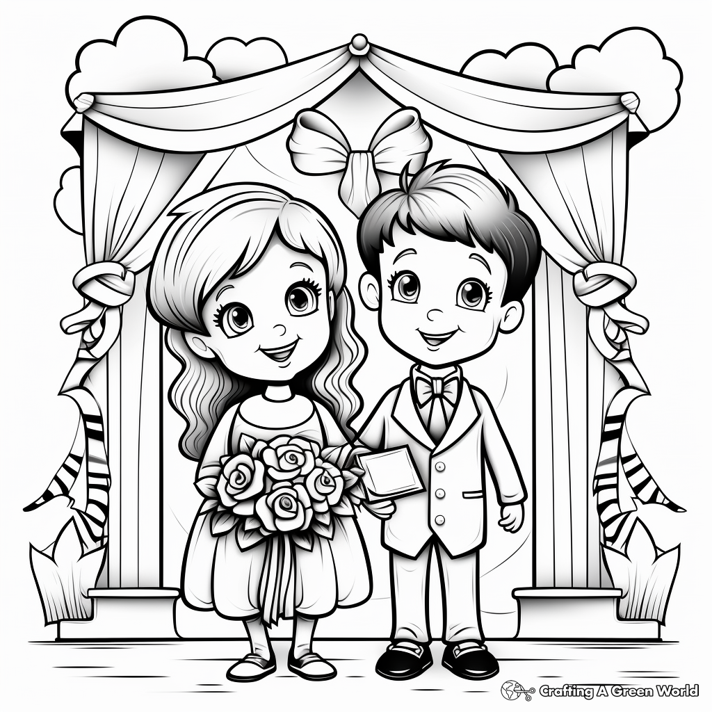 "Congratulations on Your Anniversary" Coloring Pages 2