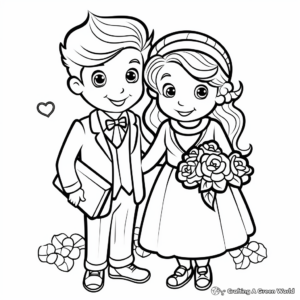 "Congratulations on Your Anniversary" Coloring Pages 3