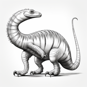 3D Corythosaurus Coloring Pages 3