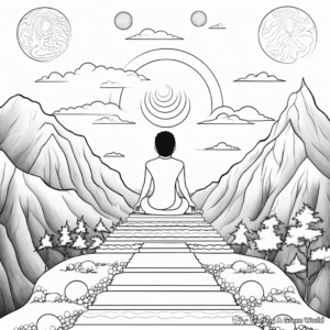 A Journey Through Chakras: Coloring Book Pages 2