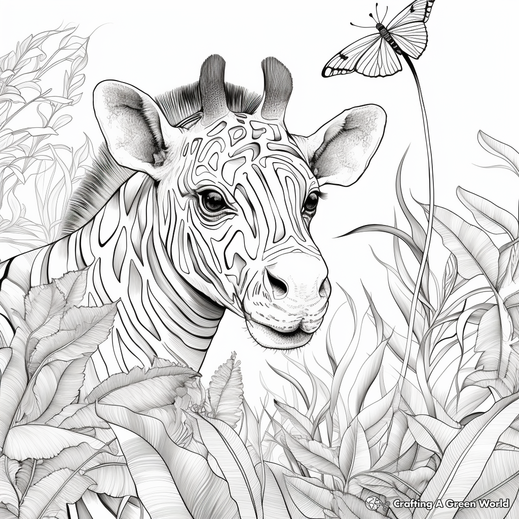 Action-Packed Animal Kingdom Coloring Sheets 2