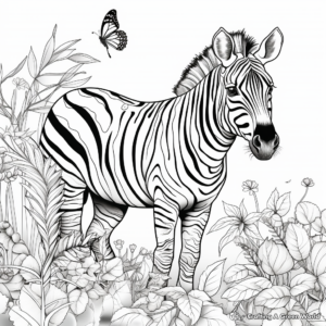 Action-Packed Animal Kingdom Coloring Sheets 3