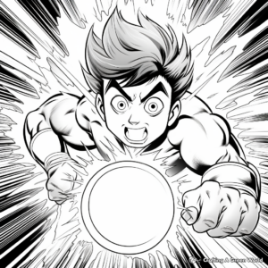 Action-Packed Super Fireball Coloring Pages 1