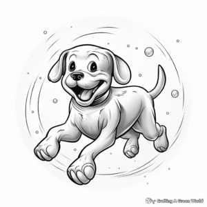 Active Running Pluto Coloring Pages 3