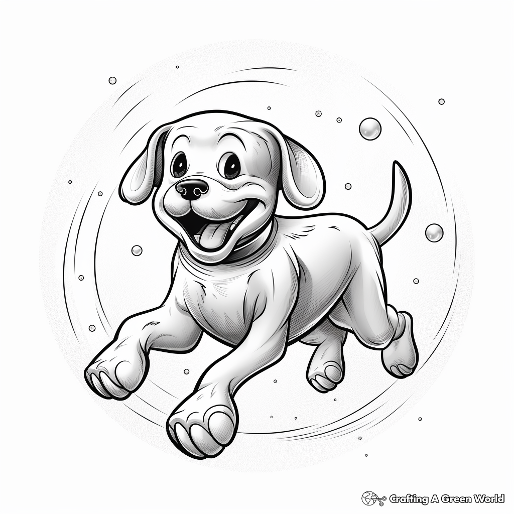 Active Running Pluto Coloring Pages 3