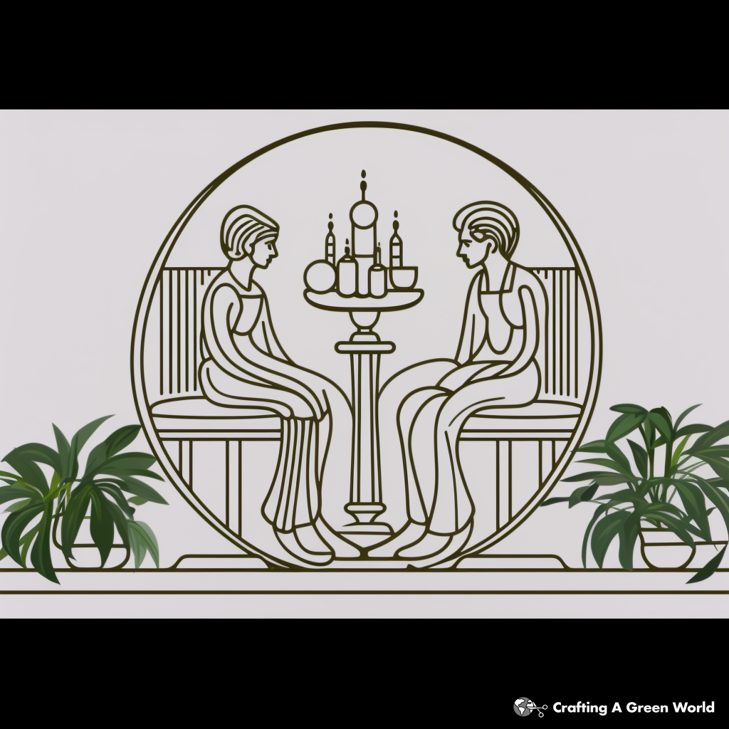Adam and Eve in the Garden Coloring Sheets 3