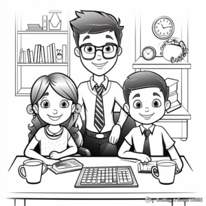 Administrative Functions and Tasks Coloring Pages 2