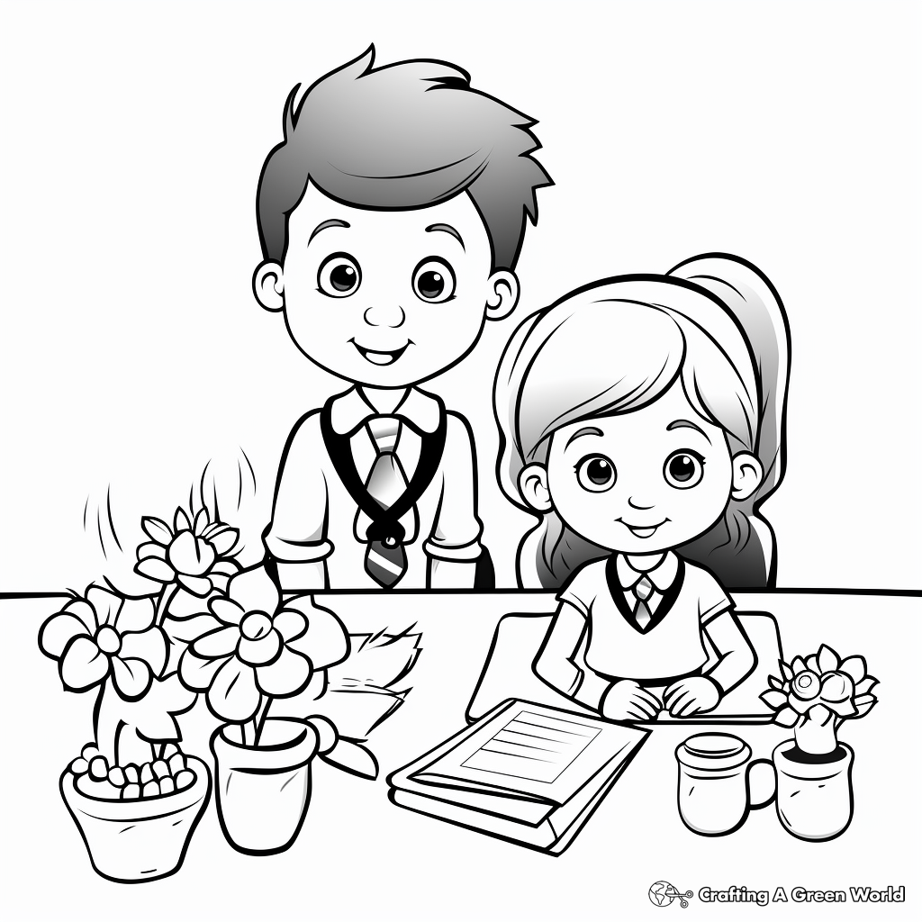 Administrative Functions and Tasks Coloring Pages 3