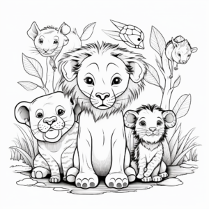 Adorable Baby Animals Coloring Pages 4