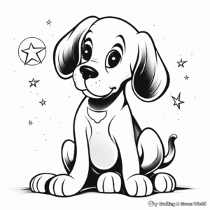 Adorable Baby Pluto Coloring Pages 3