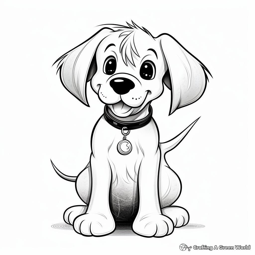 Adorable Baby Pluto Coloring Pages 4