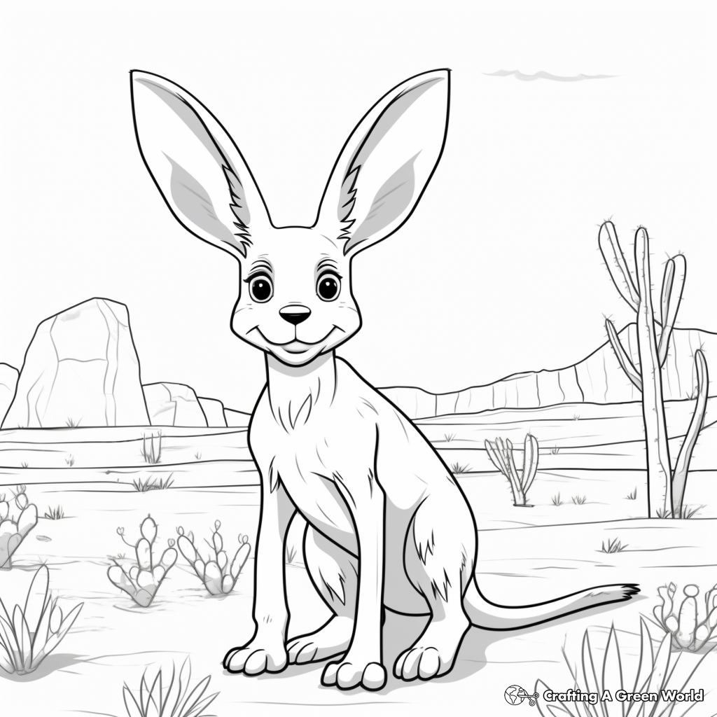 Adorable Bilby Coloring Pages 1