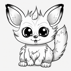 Adorable Bush Baby Animal Coloring Pages 3