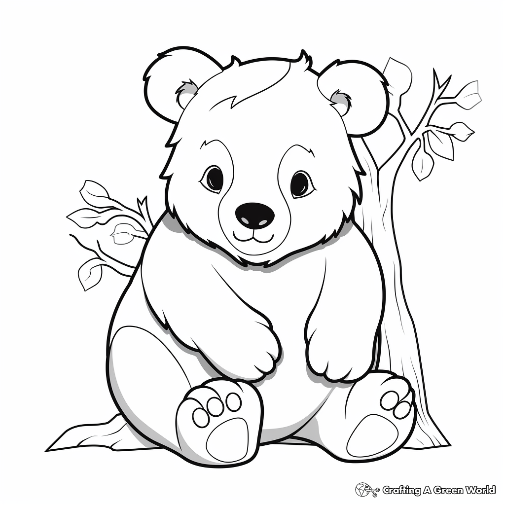 Adorable Wombat Coloring Pages 2