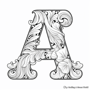 Advanced 'A' with Agate Coloring Pages 2