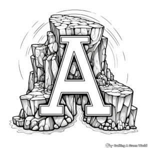 Advanced 'A' with Agate Coloring Pages 3