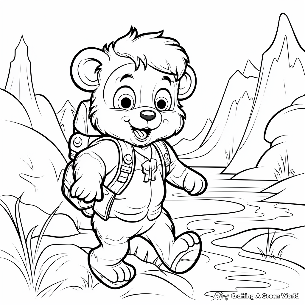Adventure Beaver Coloring Pages 1