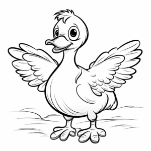Adventurous Dodo Bird Coloring Pages 4