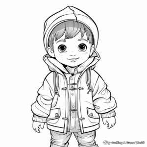 Adventurous Outdoor Jacket Coloring Pages 3