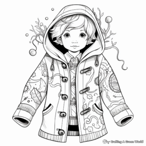 Adventurous Outdoor Jacket Coloring Pages 4