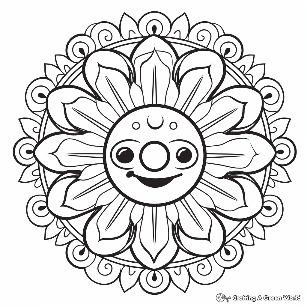 Aesthetic Coloring Pages for Mandala Lovers 1
