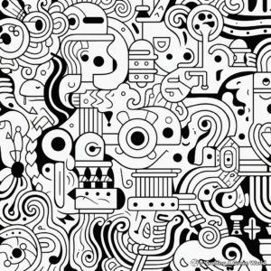 Aesthetic Coloring Pages: Patterns and Designs 3