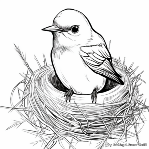 African Weaver Bird Nest Coloring Pages 3