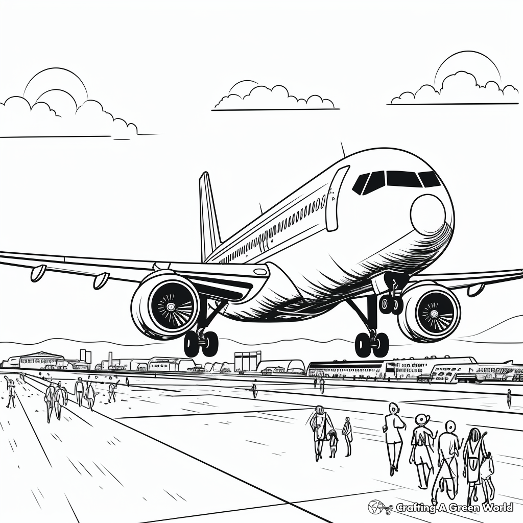 Air Show Spectacular Coloring Pages 2