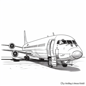 Airport Shuttle Bus Coloring Pages 1