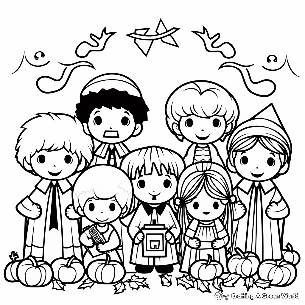 All Saints Day printable Crosses Coloring Pages 3