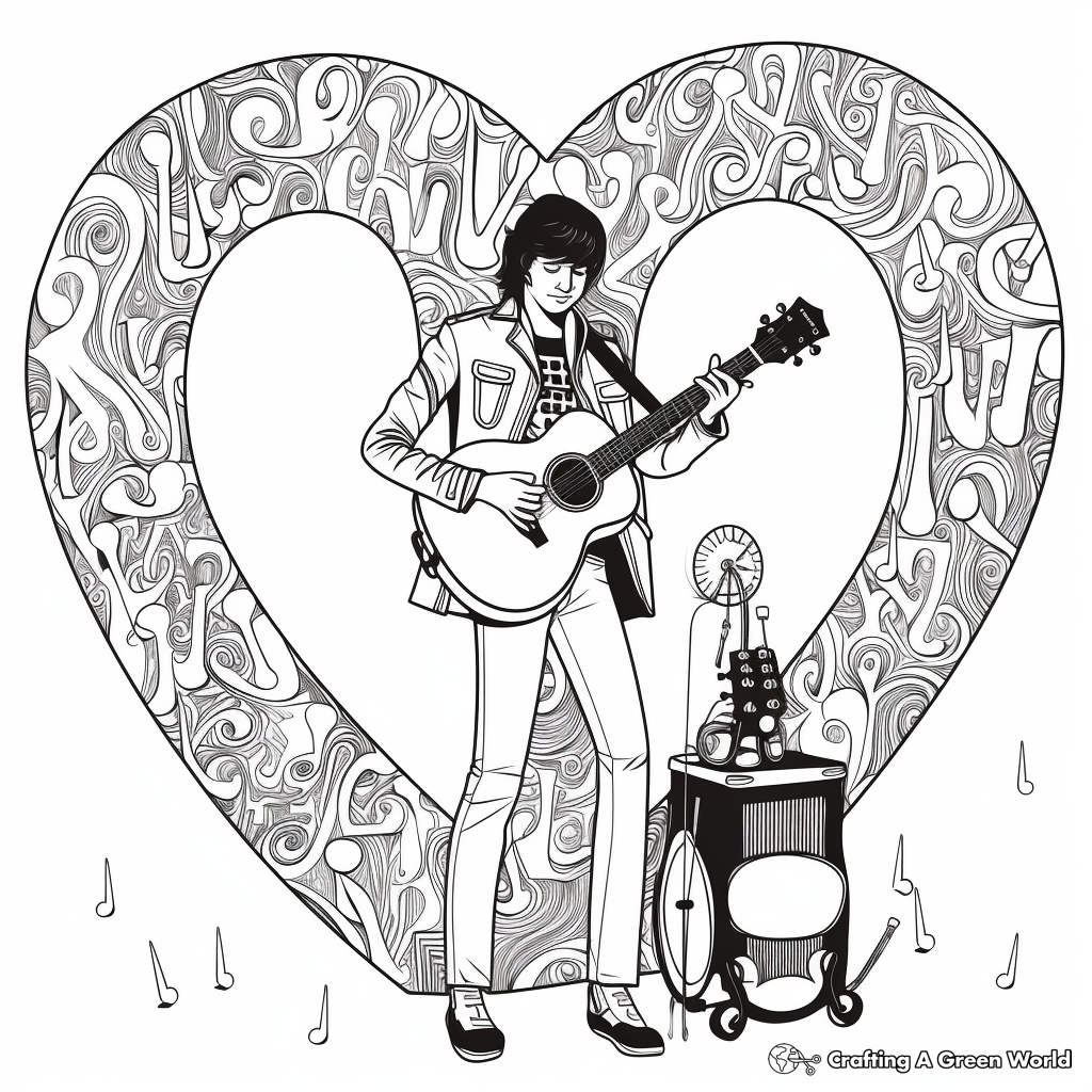 All You Need is Love Beatles Lyrics Coloring Pages 4