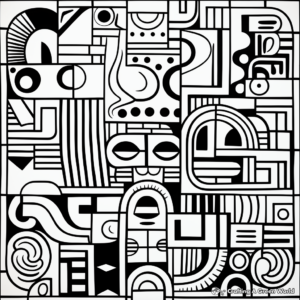 Alluring Abstract Patterns Coloring Pages 1
