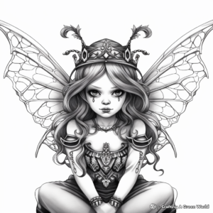 Alluring Succubus Coloring Pages 3