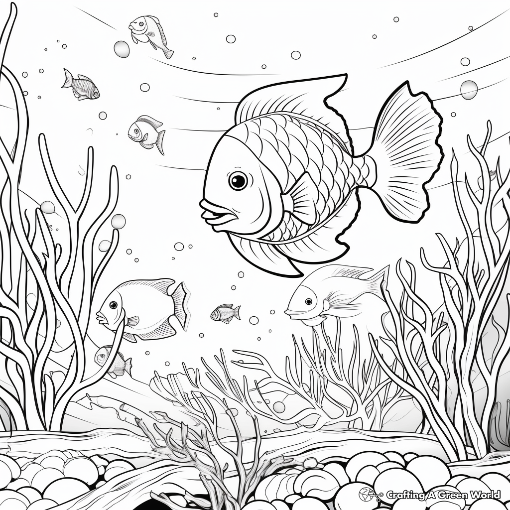 Amazing Aquatic Life Coloring Pages 2