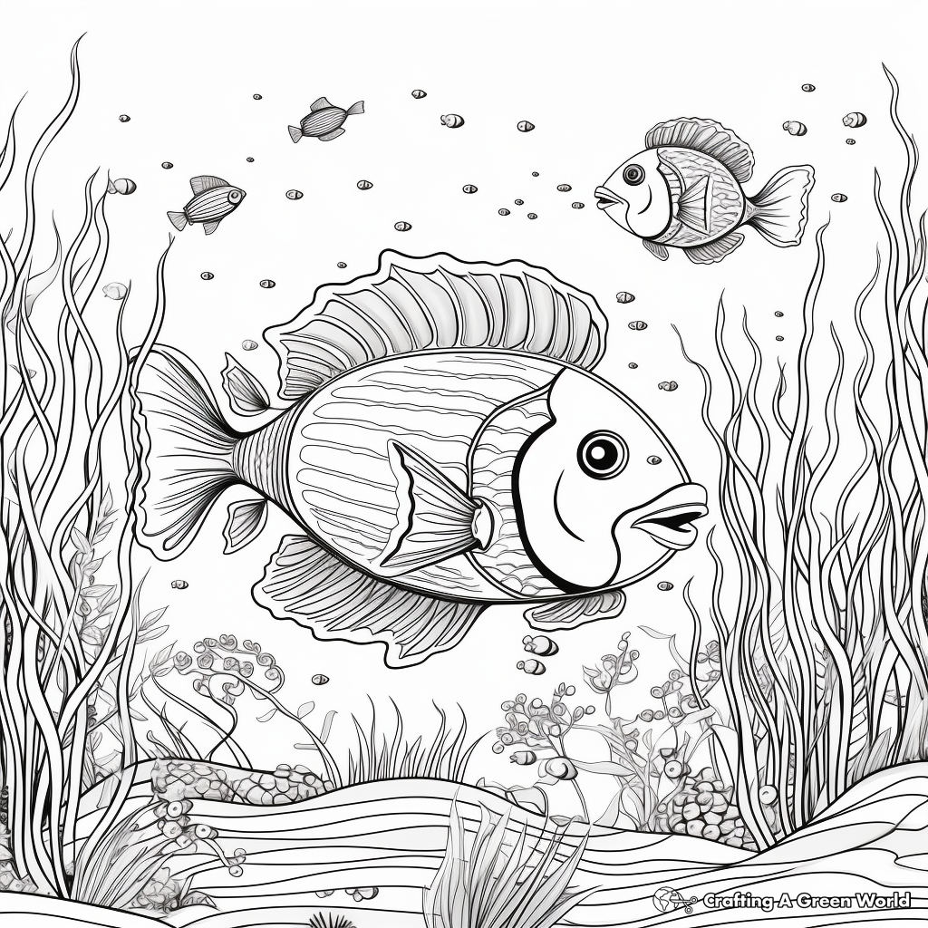 Amazing Aquatic Life Coloring Pages 3