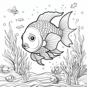 Amazing Aquatic Life Coloring Pages 4