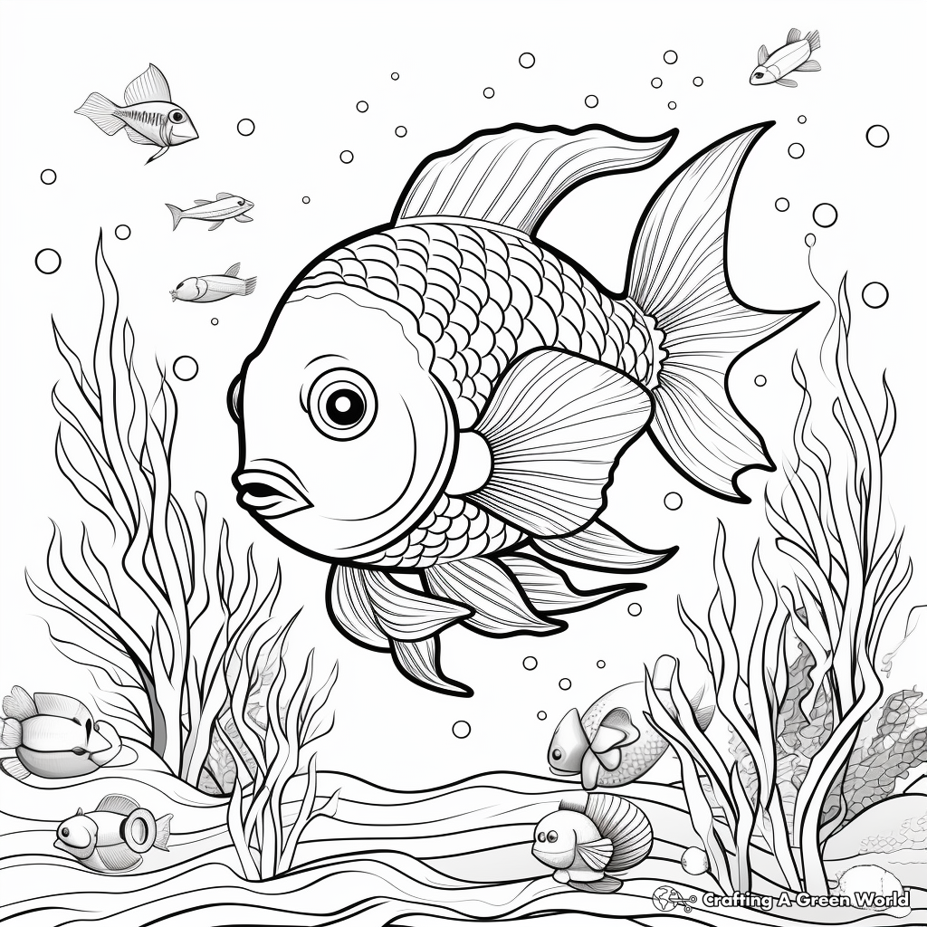 Amazing Aquatic Life Coloring Pages 4