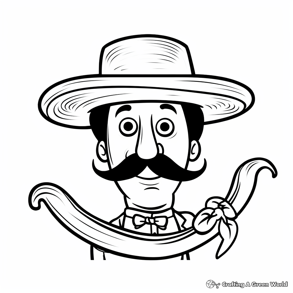 Anaheim Chili Pepper Coloring Sheets 4