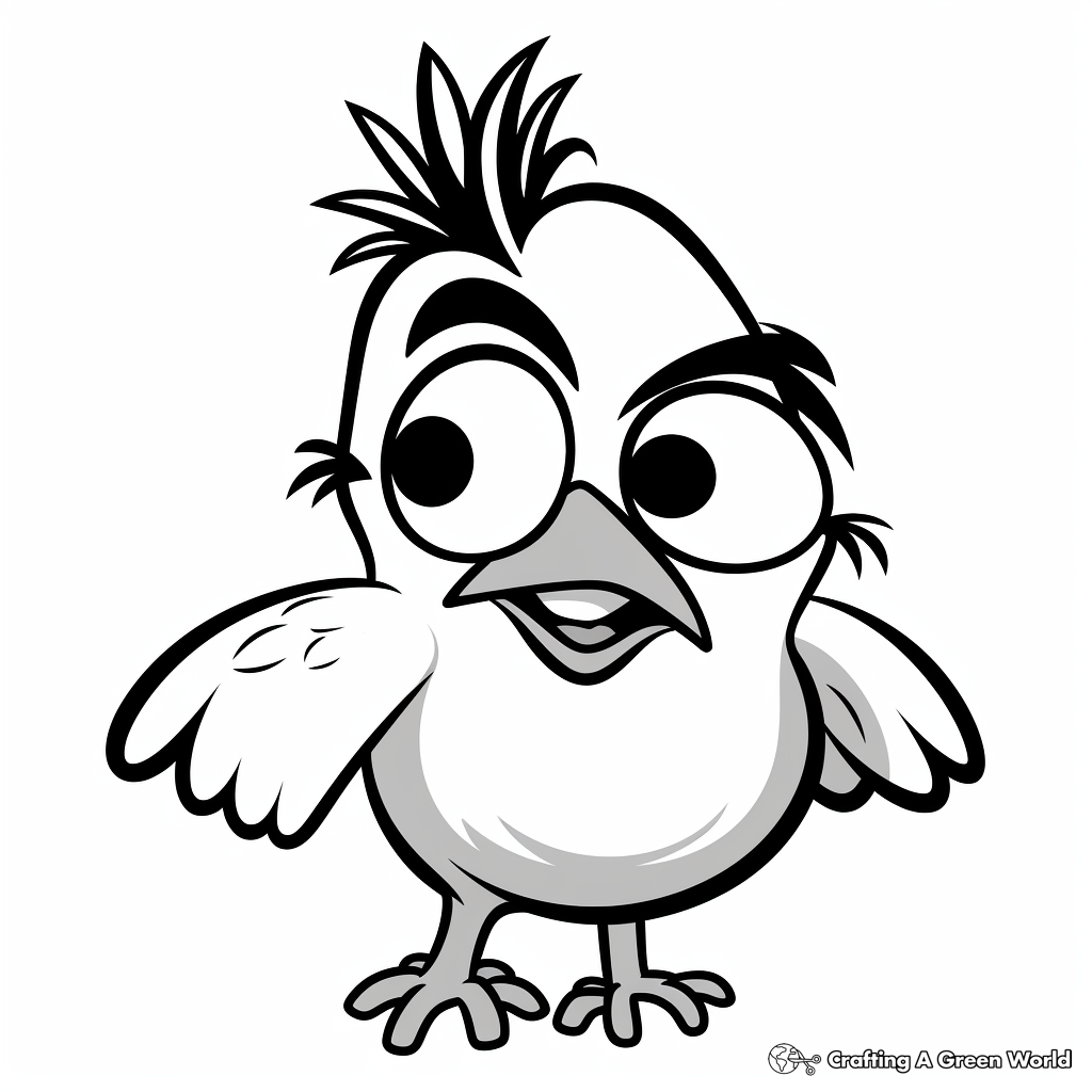 Angry Birds Themed Coloring Pages for Fans 2