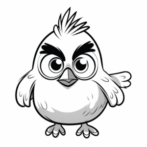Angry Birds Themed Coloring Pages for Fans 3