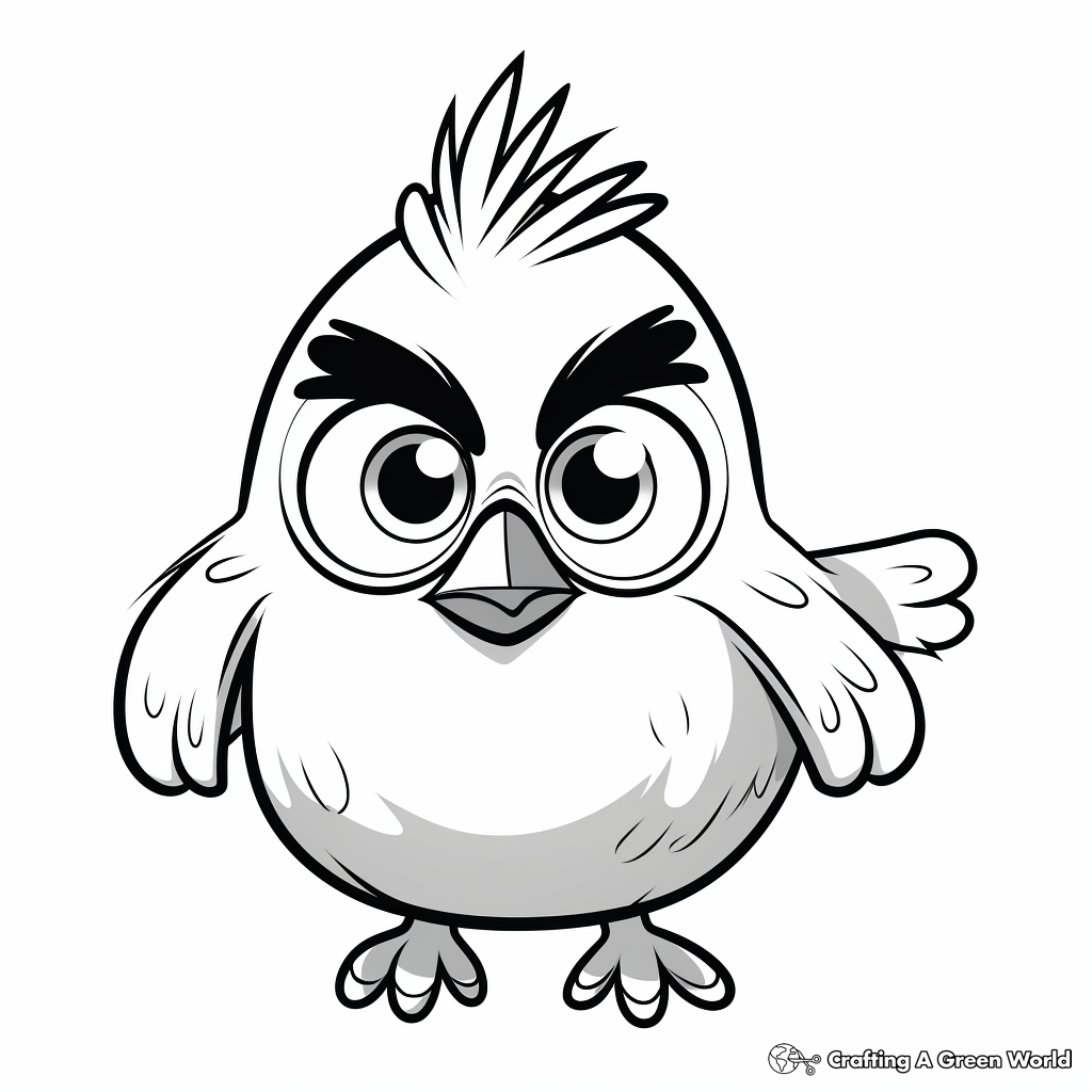 Angry Birds Themed Coloring Pages for Fans 3