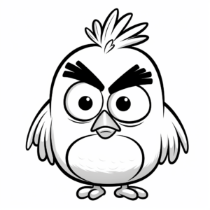 Angry Birds Themed Coloring Pages for Fans 4