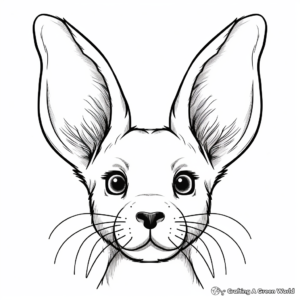 Animal Ears Coloring Pages: Rabbit, Cat, Dog 2